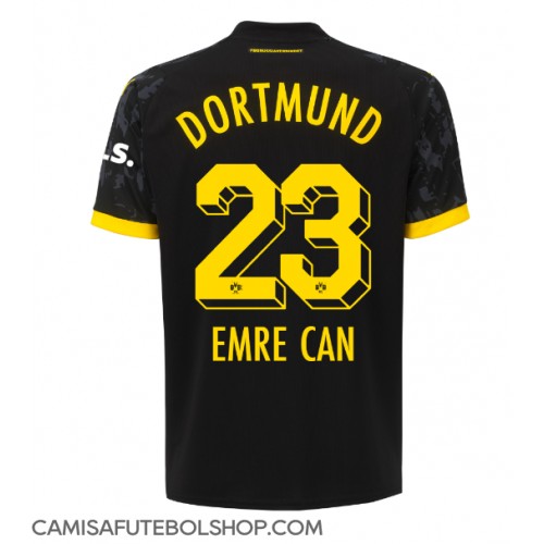 Camisa de time de futebol Borussia Dortmund Emre Can #23 Replicas 2º Equipamento 2023-24 Manga Curta